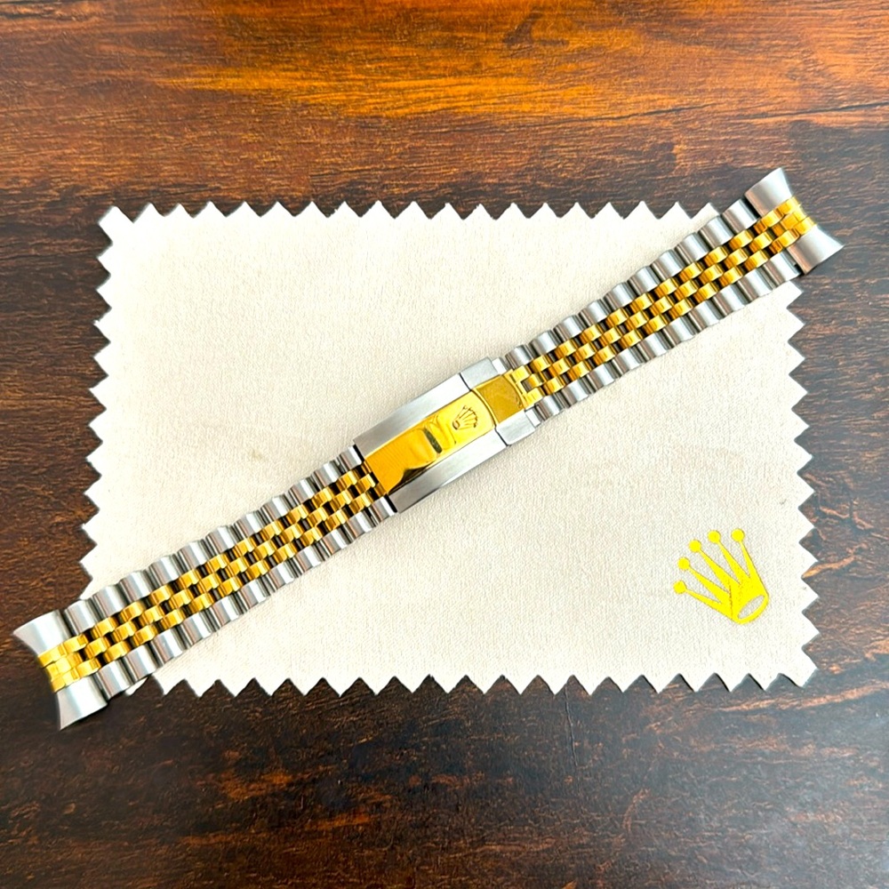 21mm two tone jubilee bracelet never worn.